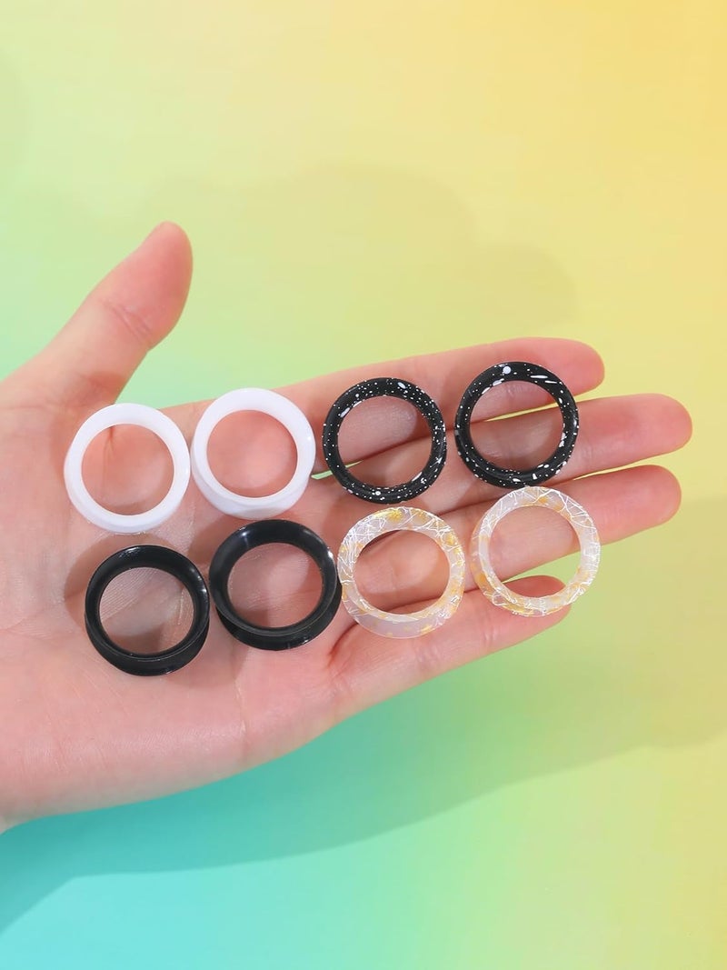 Xpircn Store 4mm-25mm Silicone Ear Gauges Flexible Ear Tunnels Plugs Stretchers Expander Double Flared Flesh Ear Piercing Jewelry for Women Men - Image 4
